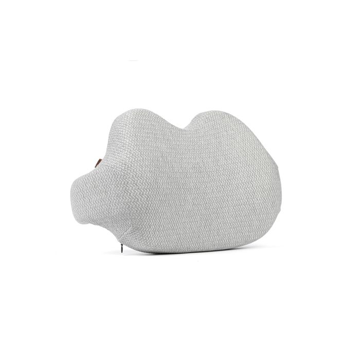 Coussin lombaire ergonomique en coton, Crème