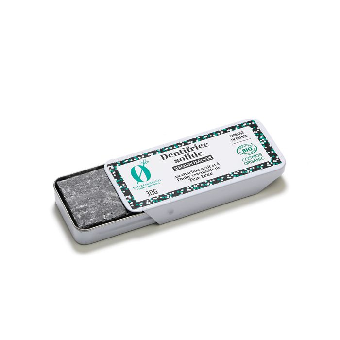 DENTIFRICE SOLIDE CHARBON