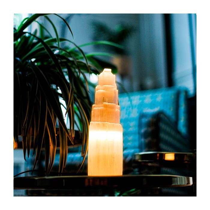 LAMPE SELENITE 30 CM