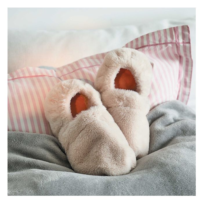 CHAUSSONS CHAUFFANTS FAUX FUR