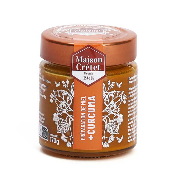 MIEL CURCUMA 170G MAISON CRETET