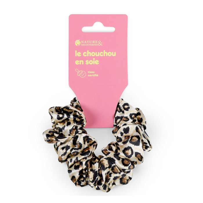CHOUCHOU SOIE 19MM LEOPARD
