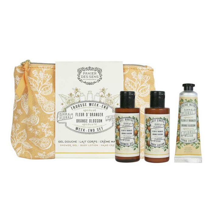 TROUSSE VOYAGE FLEUR ORAN PANIER DES SEN