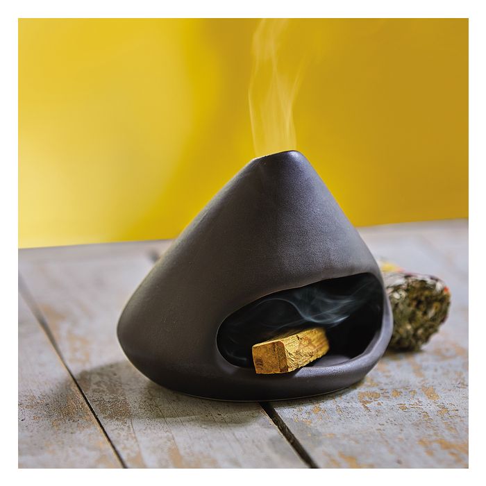 BRULEUR PALO SANTO CERAMIQUE NOIR