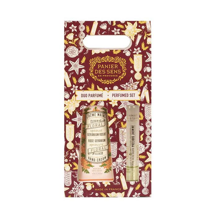 DUO PARFUME GERANIUM PANIER DES SENS