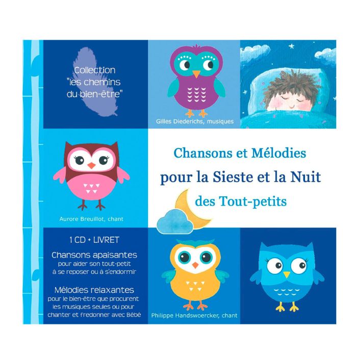 CD CHANSONS ET MELODIES POUR SIESTE