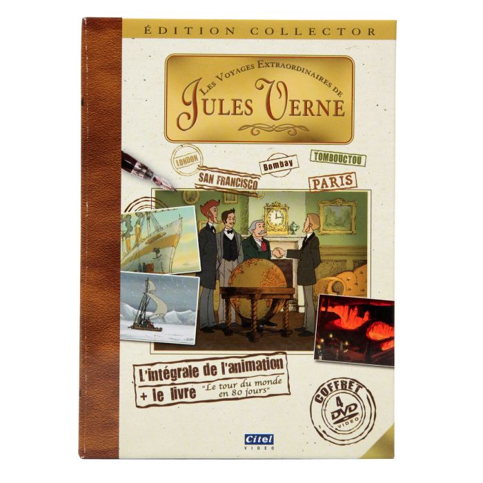 DVD JULES VERNES INTEGRAL 4DVD+LIVR