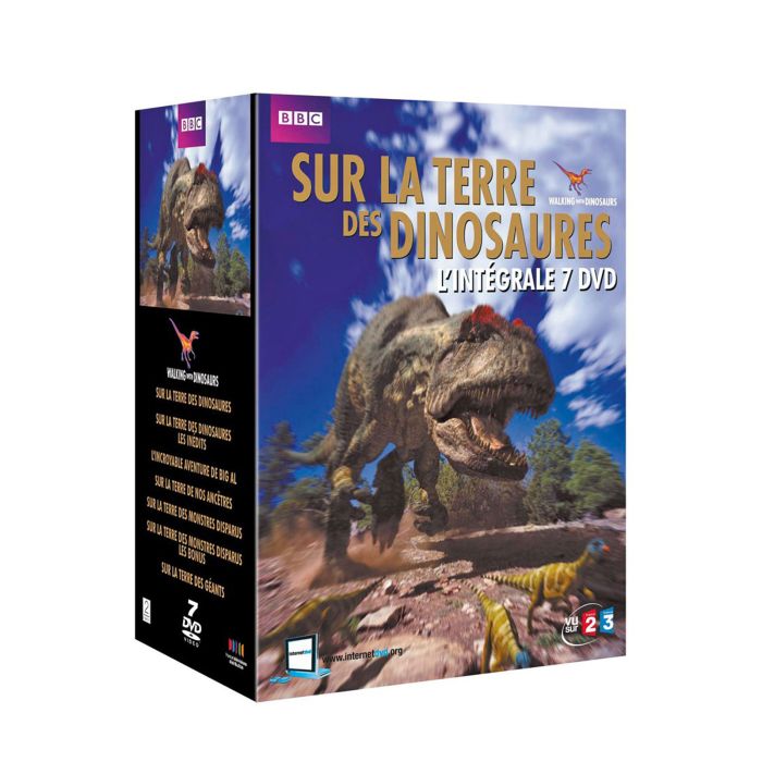 SUR LA TERRE DES DINOSAURES COFFRET