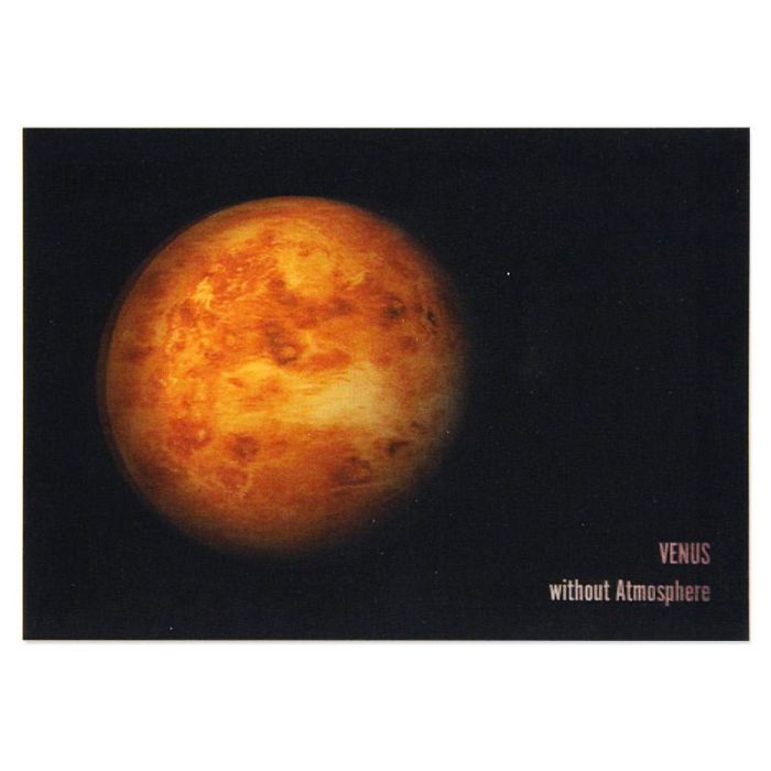 CARTE VENUS AVEC ET SANS ATMOSPHERE