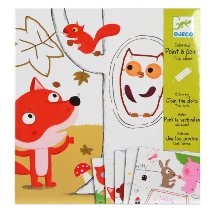 COLORIAGE POINT A POINT TROP CHOUX