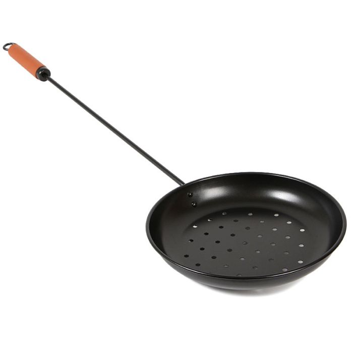 POELE A CHATAIGNES CUIR