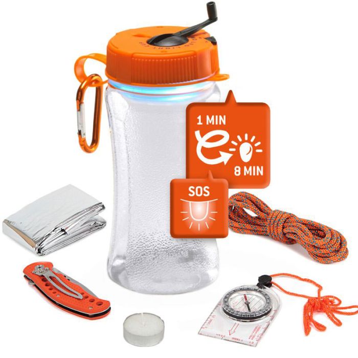 LANTERNE DYNAMO KIT DE SURVIE