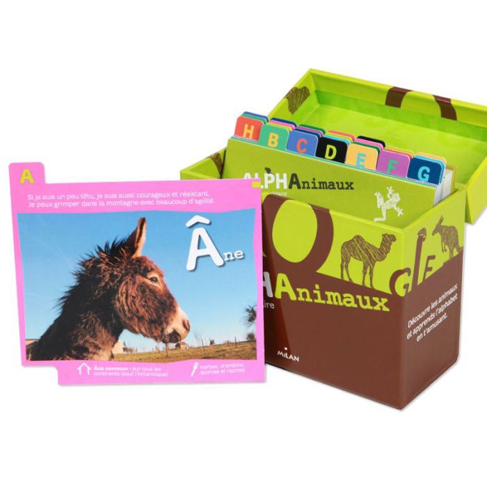 ALPHANIMAUX BOITE ABECEDAIRE