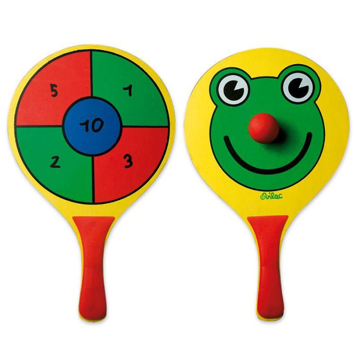 RAQUETTES GRENOUILLES/COCCINELLES