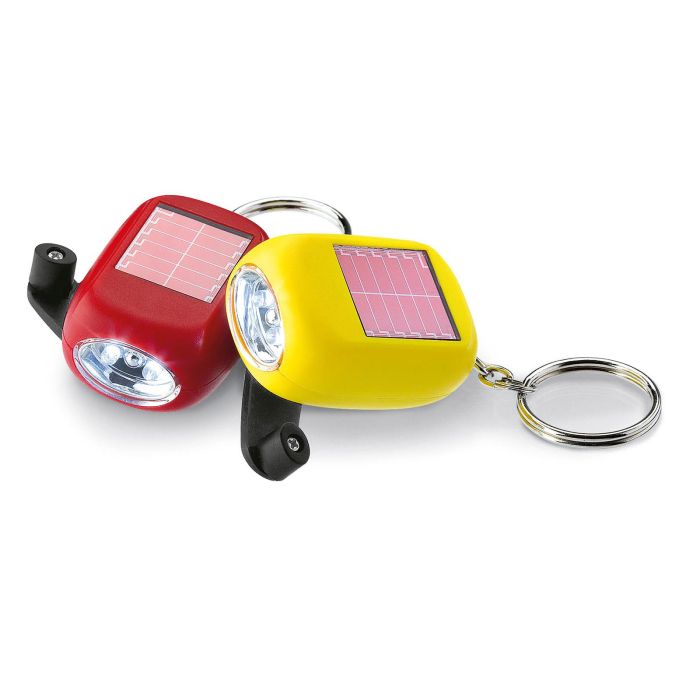 PORTE CLE SOLAIRE DYNAMO 2 LED