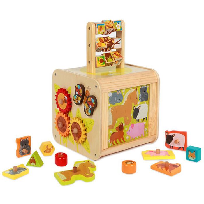 CUBE D'ACTIVITES BOIS