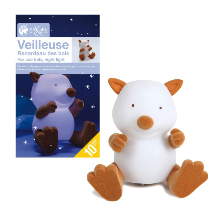 VEILLEUSE RENARD COLORIS CHANGEANT