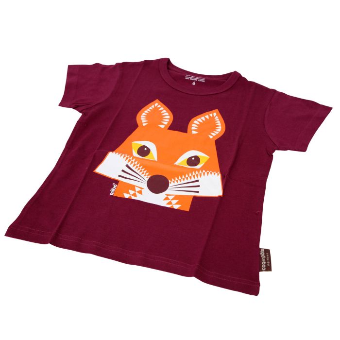 T SHIRT RENARD COTON BIO T 4 ANS