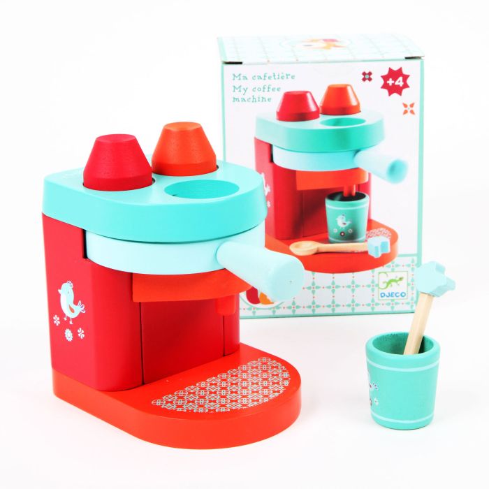 CAFETIERE RENARD EN BOIS