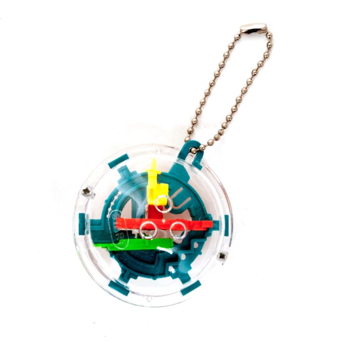 PORTE CLE MINI LABYRINTHE BLEU