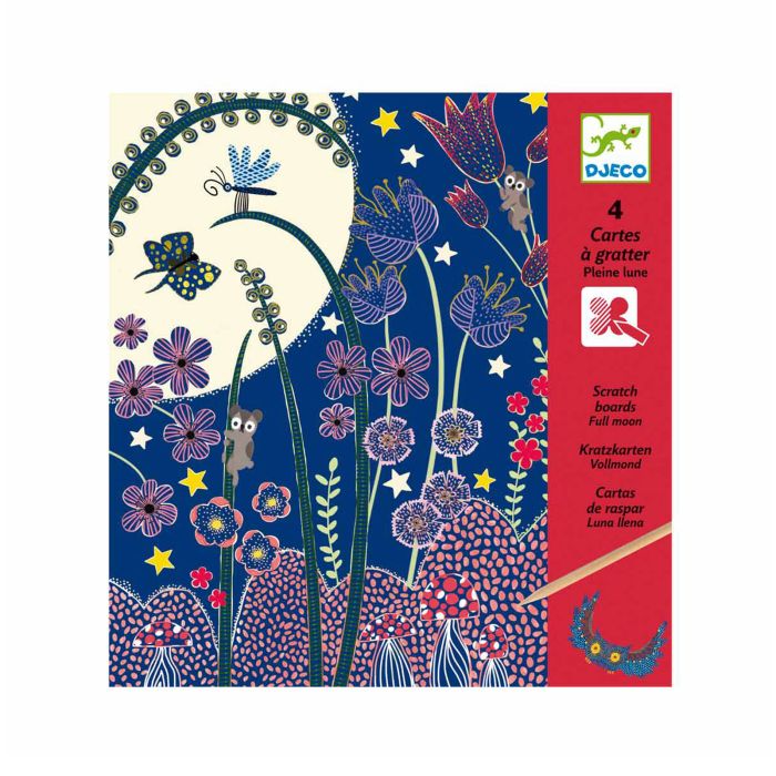 CARTES A GRATTER PLEINE LUNE