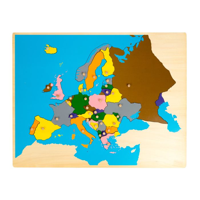 PUZZLE DE L'EUROPE MONTESSORI