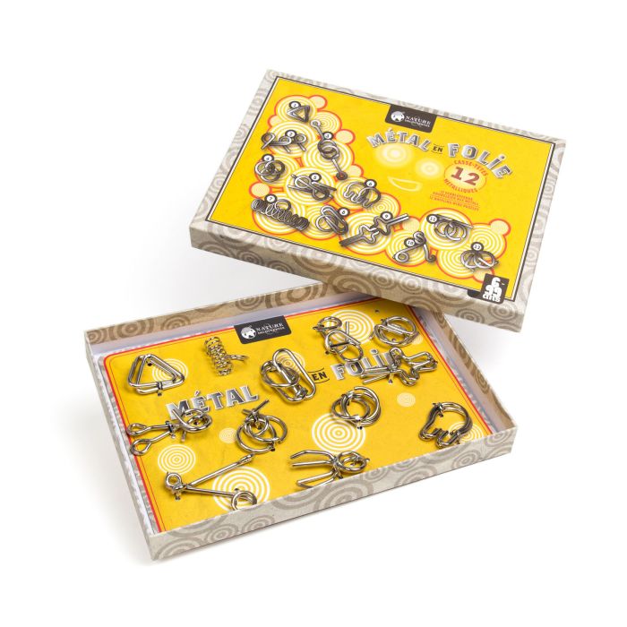 12 CASSE-TETES METAL EN FOLIE