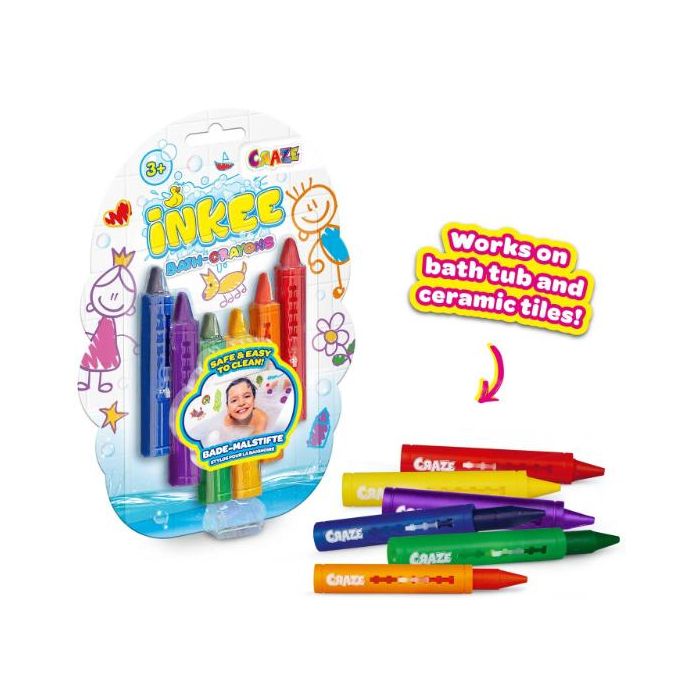 CRAYON DE BAIN SET DE 6 PIECES