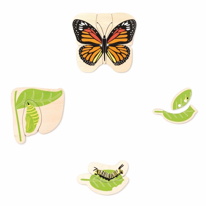 PUZZLES CYCLE DE VIE PAPILLON MONTESSORI