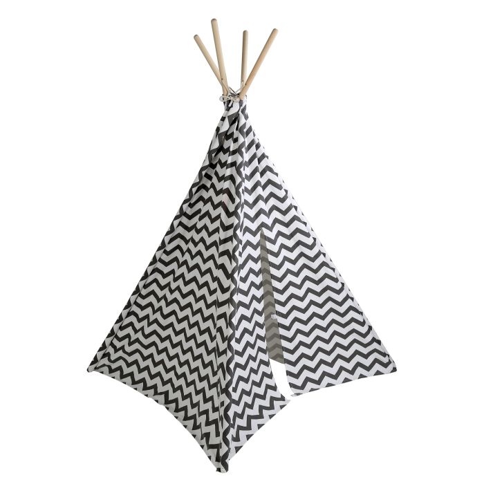 TIPI TOILE DE COTON ET BOIS