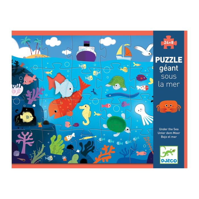 PUZZLE GEANT SOUS LA MER