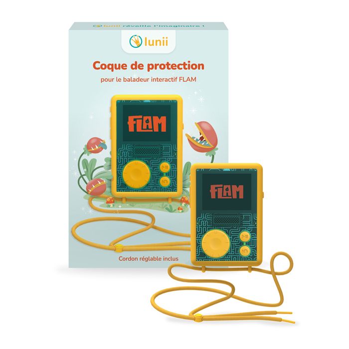 COQUE FLAM JAUNE