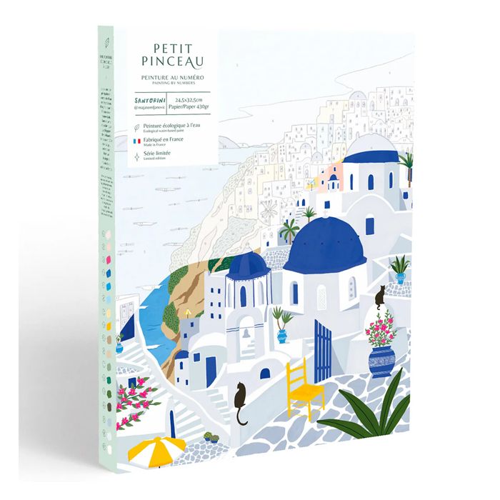 PEINTURE A NUMERO SANTORIN