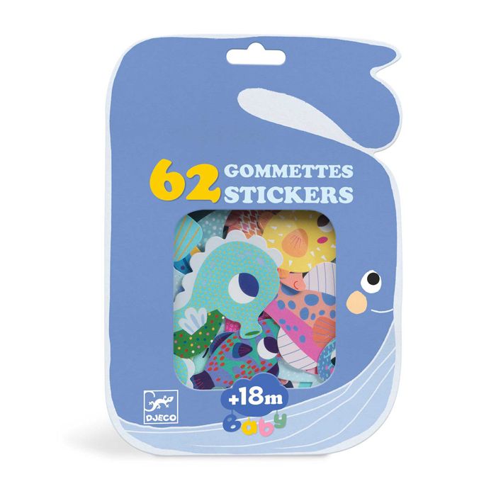 GOMMETTES ANIMAUX BALEINE