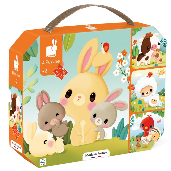 PUZZLES EVOLUTIFS ANIMAUX FERME