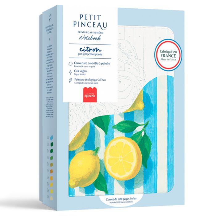 NOTEBOOK CITRON A PEINDRE