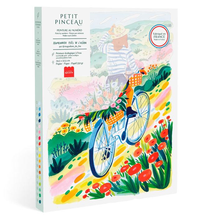 PEINTURE AU NUMERO BALADE A VELO