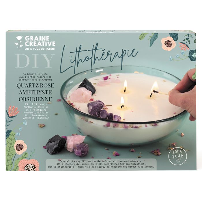 COFFRET BOUGIE LITHOTHERAPIE