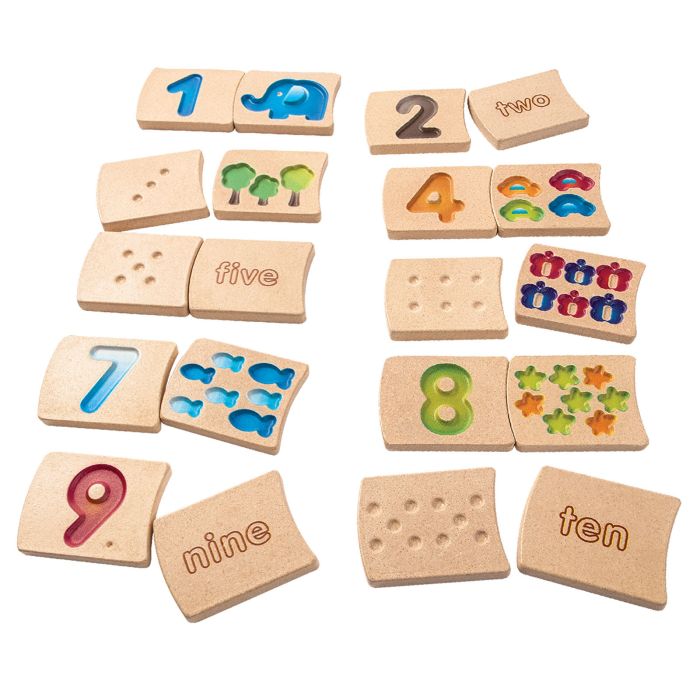 NUMEROS 1-10 (GRADIENT)