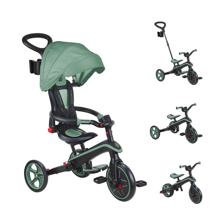 TRICYCLE EVOLUTIF PLIABLE OLIVE