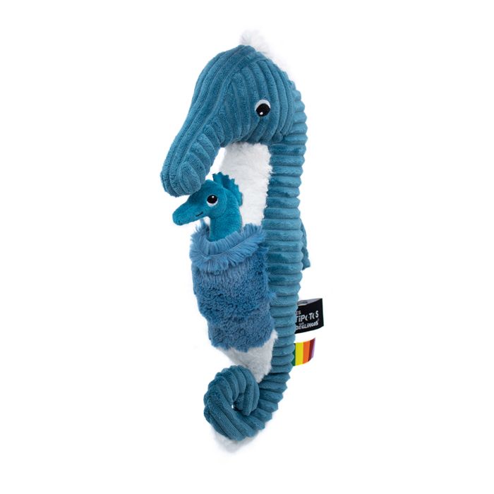 HIPPOCAMPE PAPA/BEBE BLEU