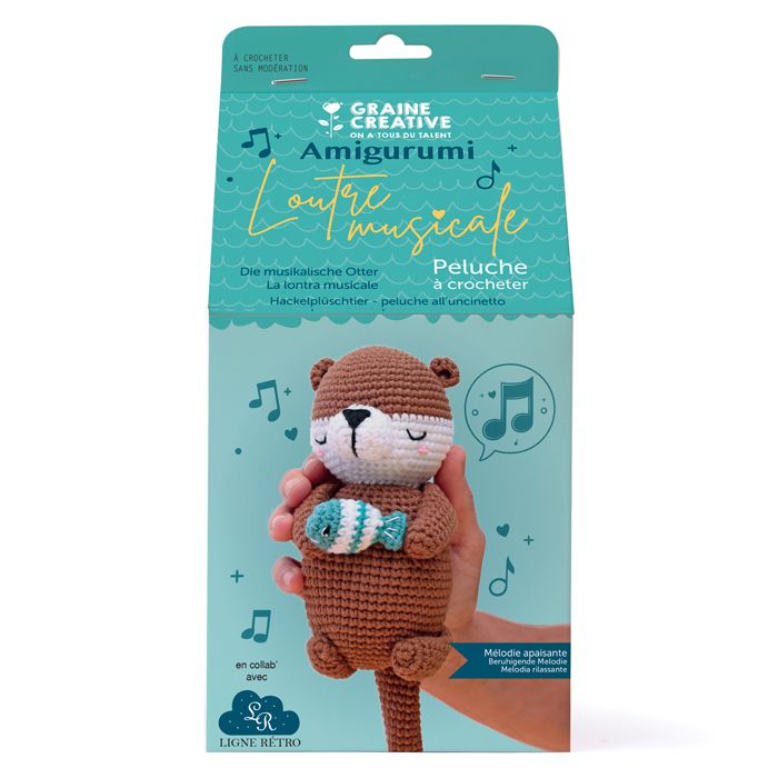 LOUTRE MUSICALE AMIGURUMI