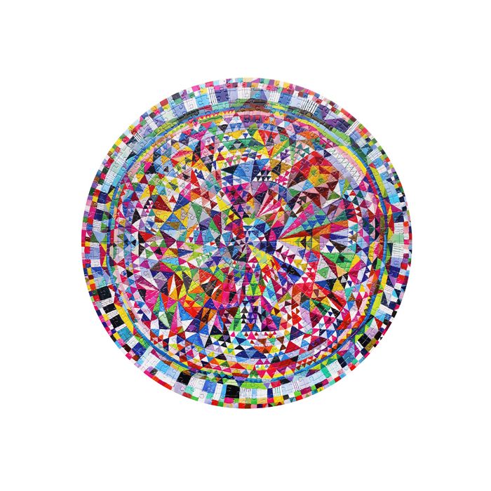 PUZZLE ROND MULTICOLOR