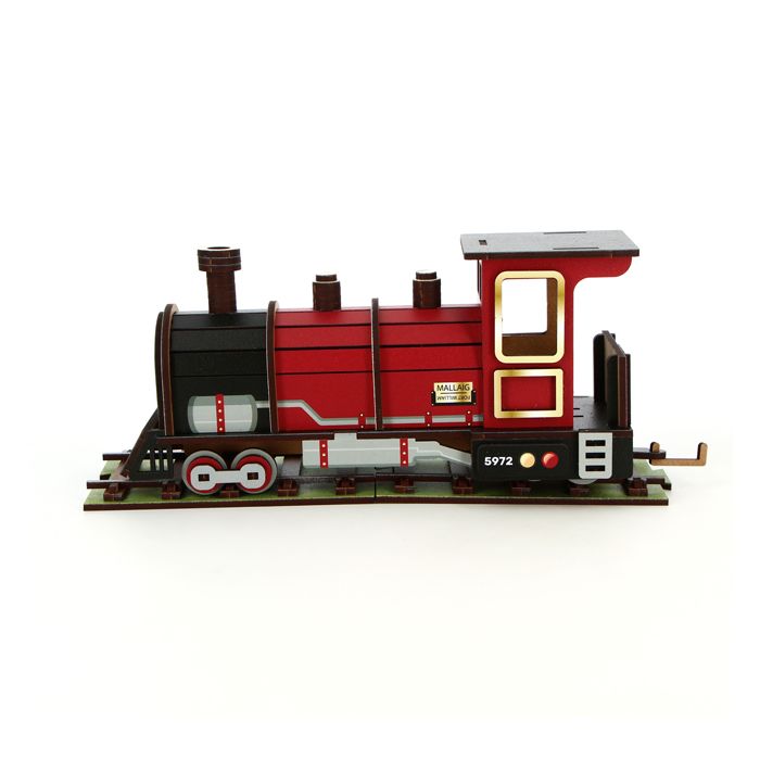 MAQUETTE LOCOMOTIVE ROUGE