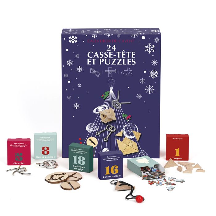 CALENDRIER AVENT CASSE-TETES & PUZZLES
