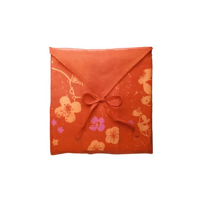 4 SERVIETTES CORAIL TEMPS DES FLEUR