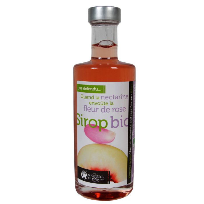 SIROP BIO NECTARINE FLEUR ROSE