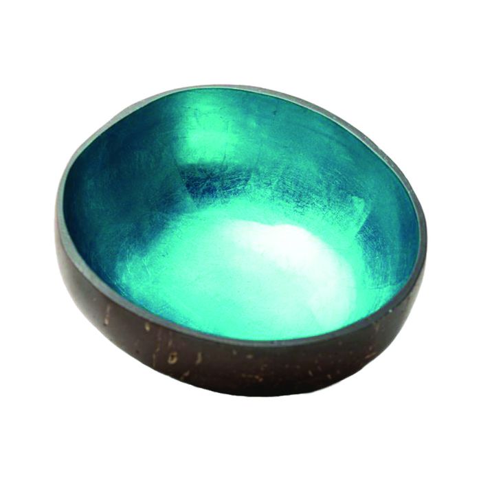 Deco Coconut Bowl shiny petrol