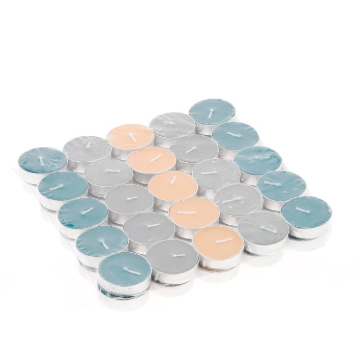 50 BOUGIES CHAUFFE PLAT COLOREES