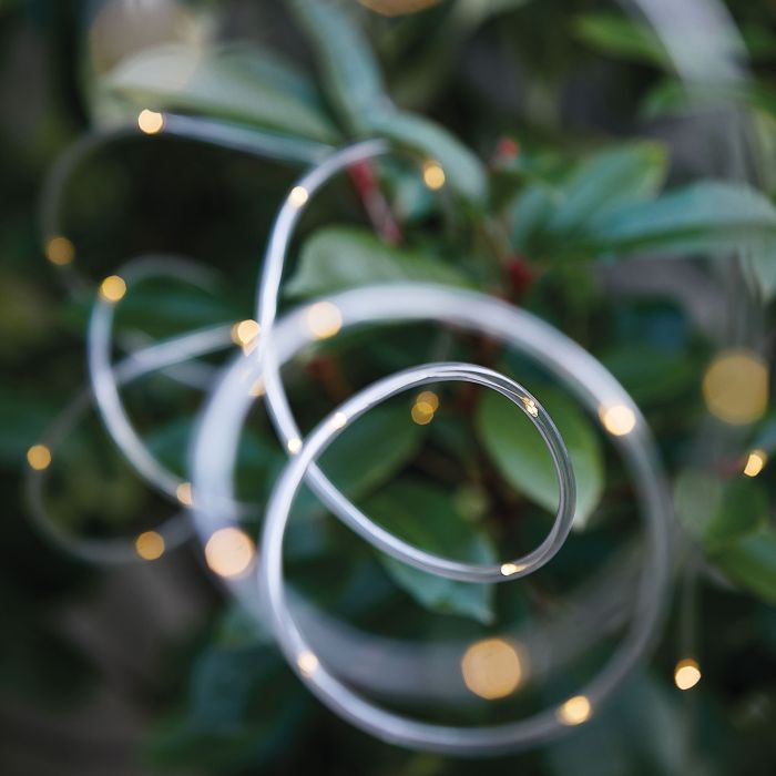 GUIRLANDE SOLAIRE CORDE TRANSPARENTE